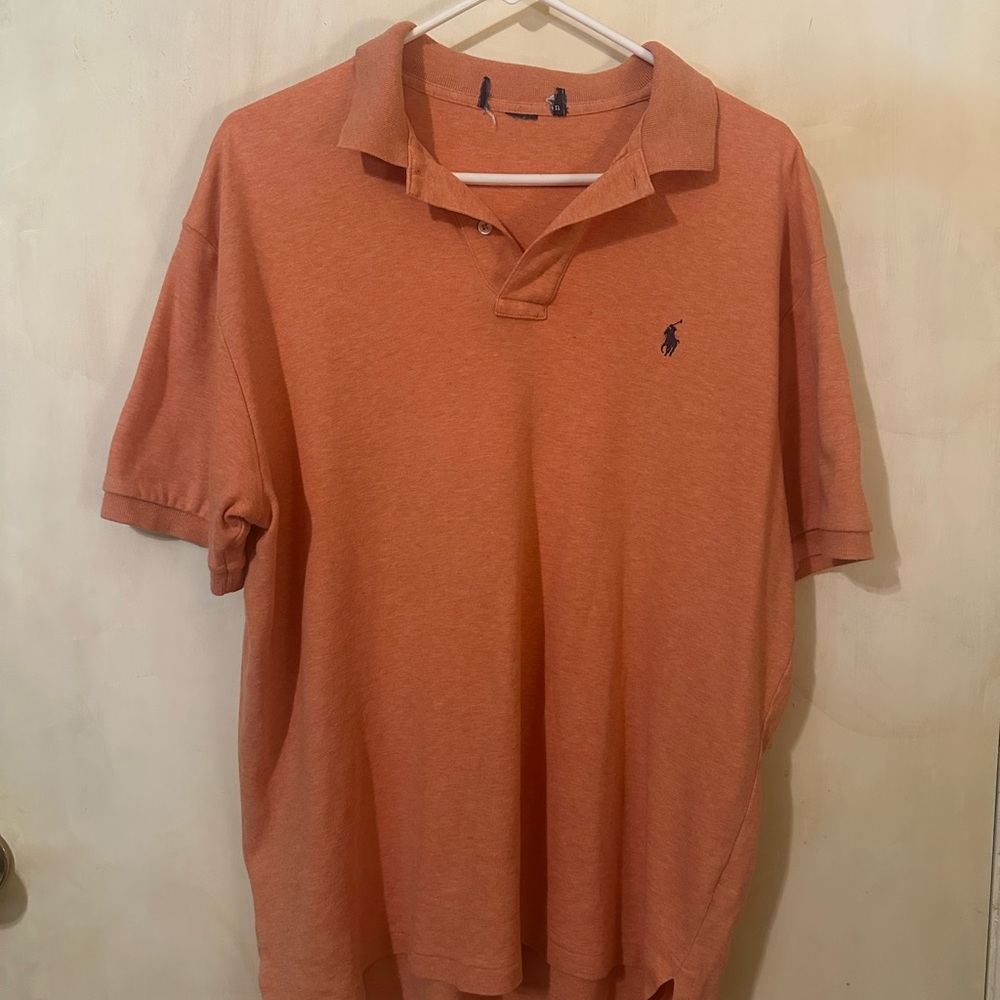 XL Men's Ralph Lauren Shirt in Warm Orange (Salmon)